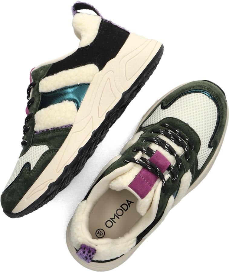 Omoda Zoë Lage sneakers Meisjes Kids Groen - Foto 5