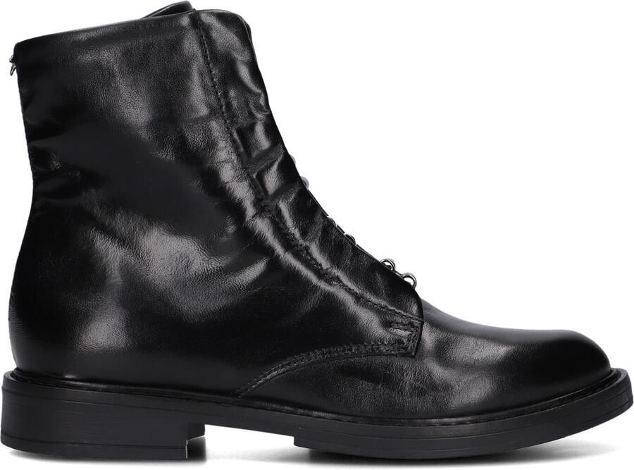 Omoda Zwarte leren veterschoenen - Foto 3