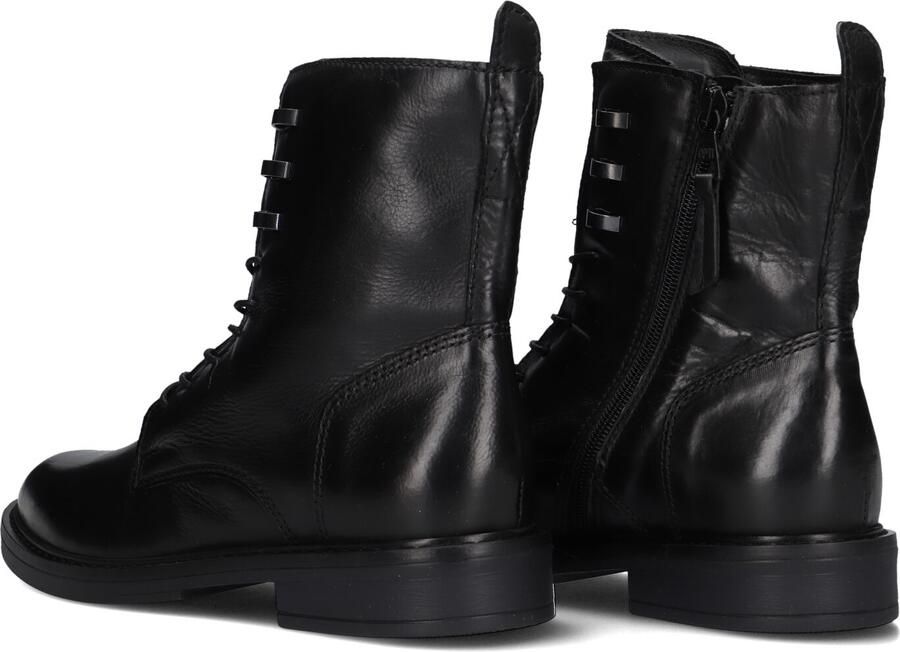 Omoda Zwarte Leren Veterschoenen - Foto 4