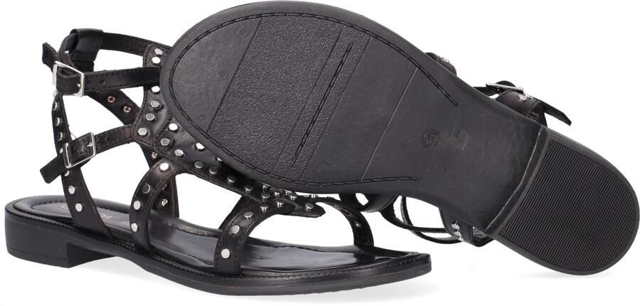 Omoda Zwarte Sandalen met Metalen Studs - Foto 5