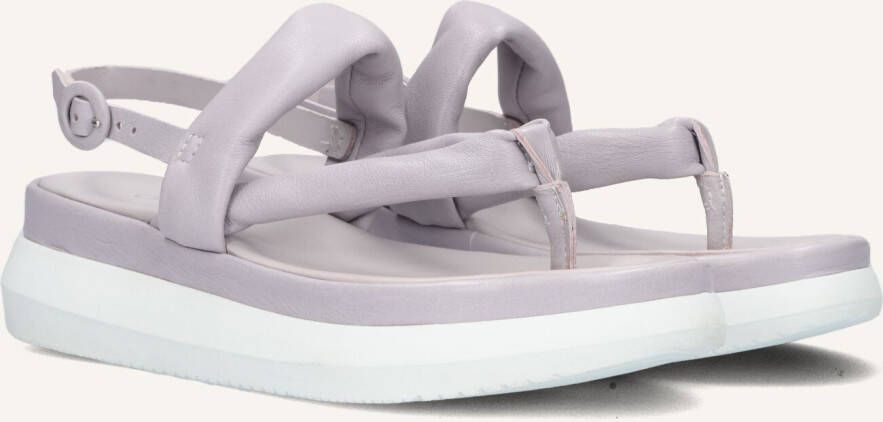 Omoda Lila Comfort Sandalen met Gewatteerde Bandjes