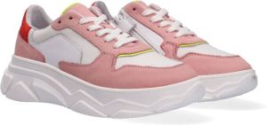 Omoda O1266-212 Lage sneakers Leren Sneaker Meisjes Roze