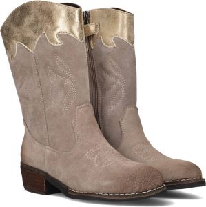 Omoda Emma Cowboylaarzen Western Laarzen Meisjes Taupe