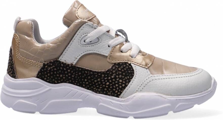 Omoda Om121280 Lage sneakers Meisjes Wit - Schoenen.nl