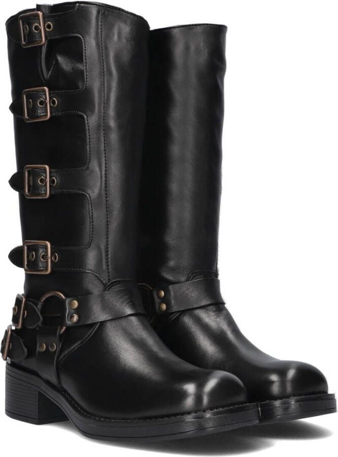 Omoda D638 Biker boots Dames Zwart