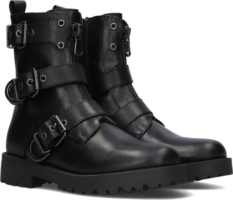 Omoda Lein-028 Biker boots Dames Zwart