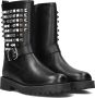 Omoda Lein-37 Biker boots Dames Zwart - Thumbnail 1