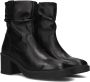 Omoda Farma-09 Enkelboots Enkellaarsjes Dames Zwart - Thumbnail 1