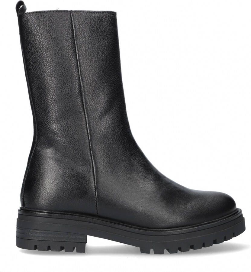 Omoda Lpmonk-07 Enkelboots Enkellaarsjes Dames Zwart - Schoenen.nl