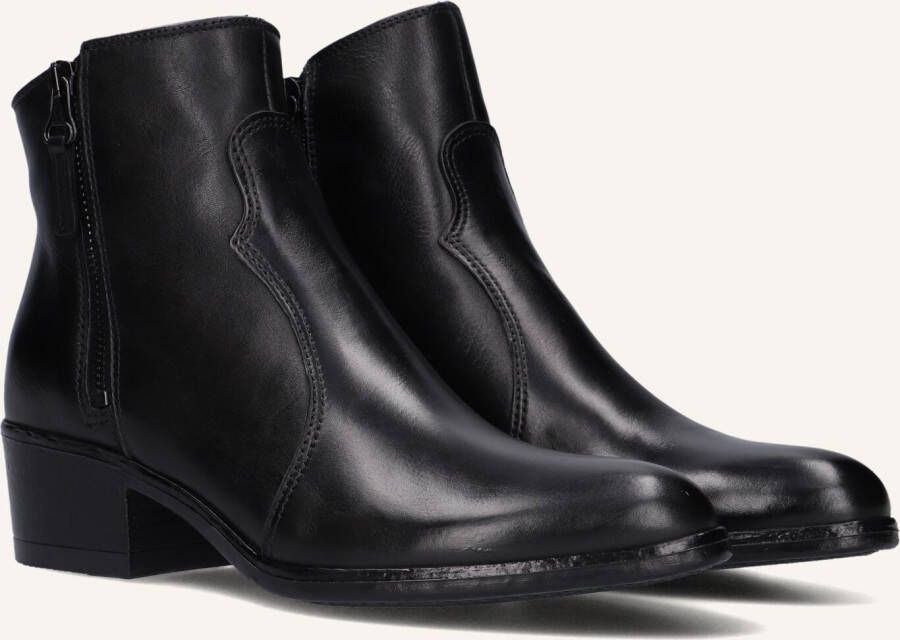 Omoda Badia Enkellaarsjes Enkelboots met rits Dames Zwart