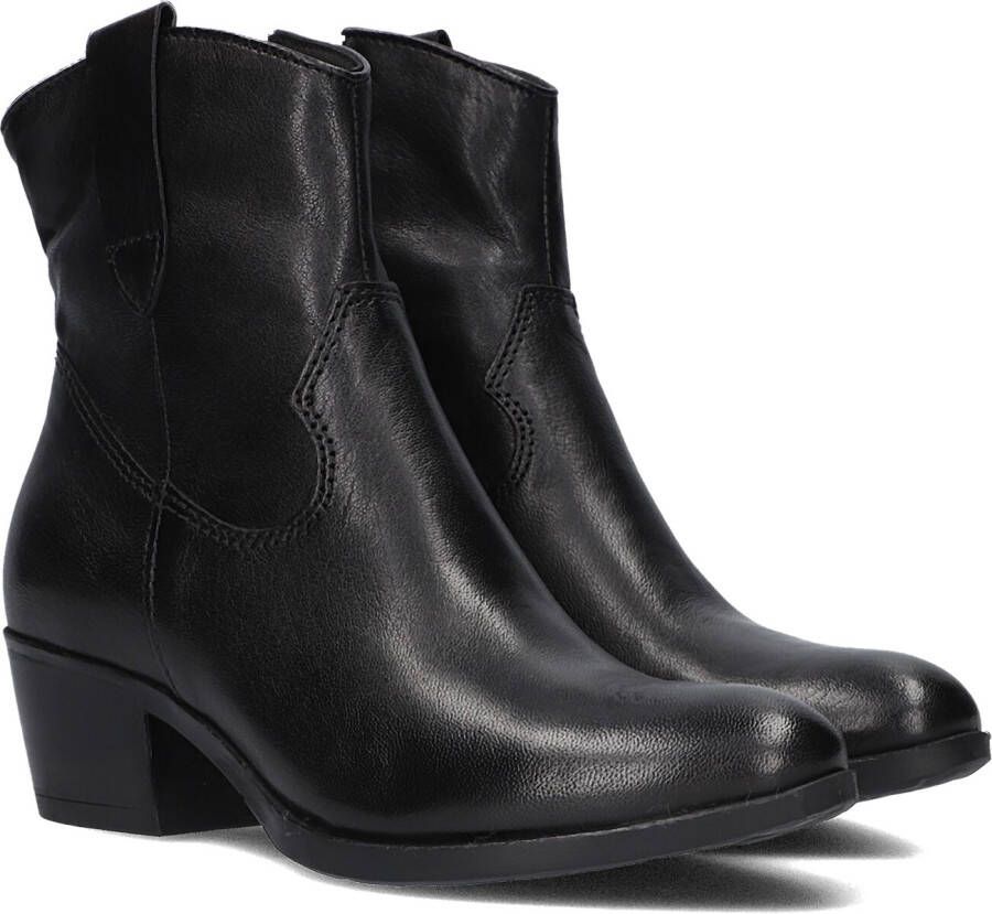 Omoda Dallas Enkellaarsjes Enkelboots met rits Dames Zwart