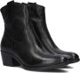 Omoda Dallas Enkellaarsjes Enkelboots met rits Dames Zwart - Thumbnail 1