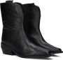 Omoda Lpmexi-04 Enkellaarsjes Enkelboots met rits Dames Zwart - Thumbnail 1