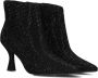 Omoda S4222 Enkellaarsjes Enkelboots met rits Dames Zwart - Thumbnail 1