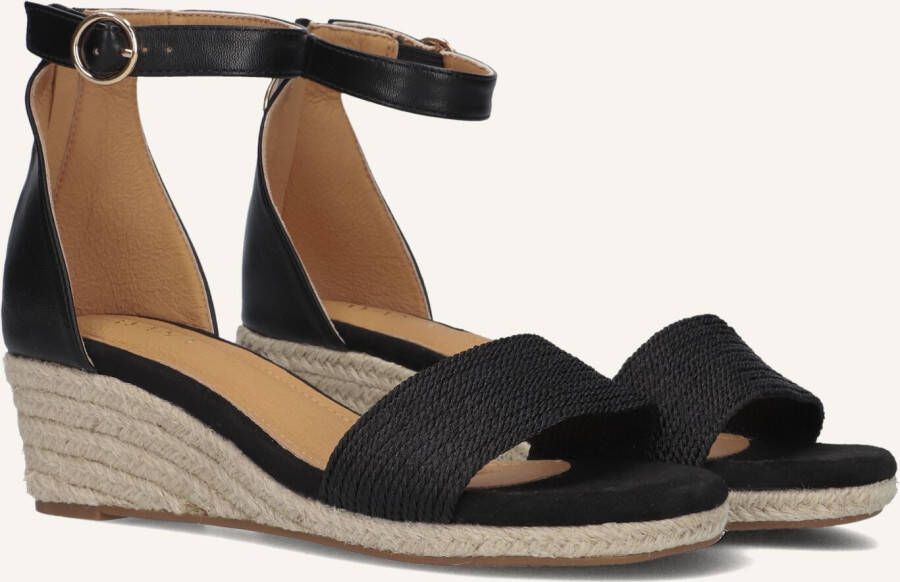 Omoda 0577-3b Espadrilles Zomer Schoenen Dames Zwart