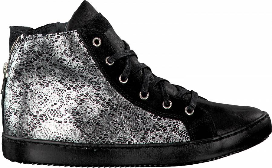 Omoda Zwarte Hoge Sneaker 1079