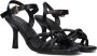 Omoda S1402 Sandalen Dames Zwart - Thumbnail 1