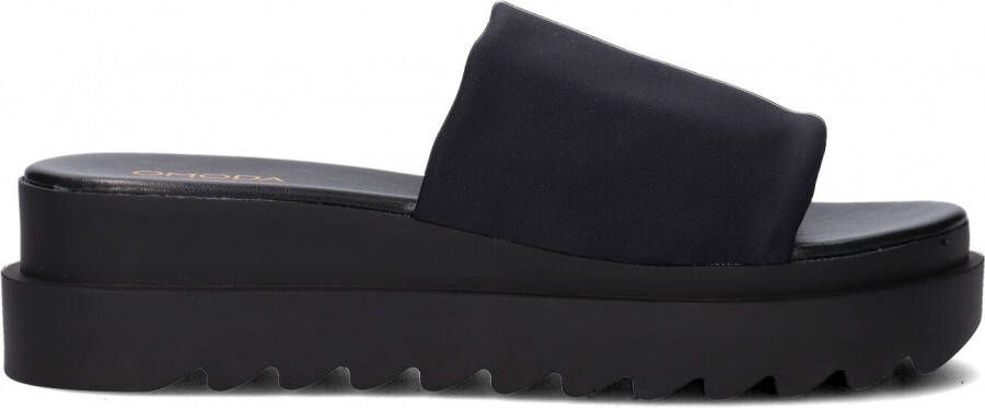Omoda Zwarte Slipper Comfort Stijl