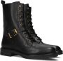 Omoda Lpdungaball-38 Veterboots Laarzen Met Veters Dames Zwart - Thumbnail 1