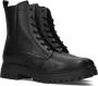 Omoda Lpluna-27 Veterboots Laarzen Met Veters Dames Zwart - Thumbnail 1