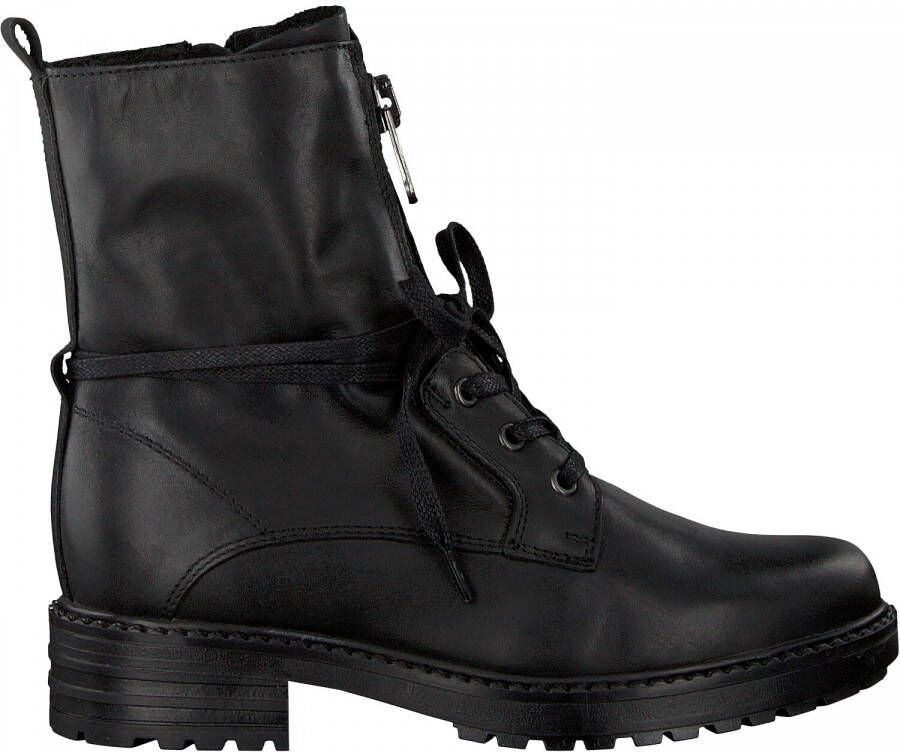 Omoda R10881 Veterboots Laarzen Met Veters Dames Zwart