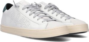 P448 John Men Lage sneakers Leren Sneaker Heren Wit