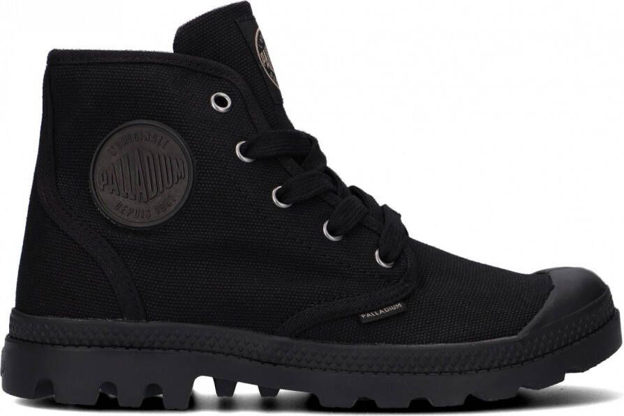 Palladium Womens Pampa Hi Veterboots Laarzen Met Veters Dames Zwart