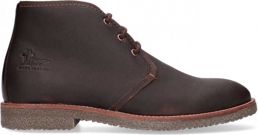 PANAMA JACK Gael C9 Nappa Grass Castagño Chestnut Bruin Leer Casual veterschoenen Heren