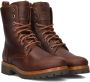 Panama Jack FRISIA B10 Volwassenen VeterlaarzenHoge sneakersDames veterschoenenHalf-hoge schoenen Cognac - Thumbnail 1