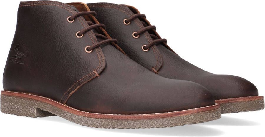 PANAMA JACK Gael C9 Nappa Grass Castagño Chestnut Bruin Leer Casual veterschoenen Heren