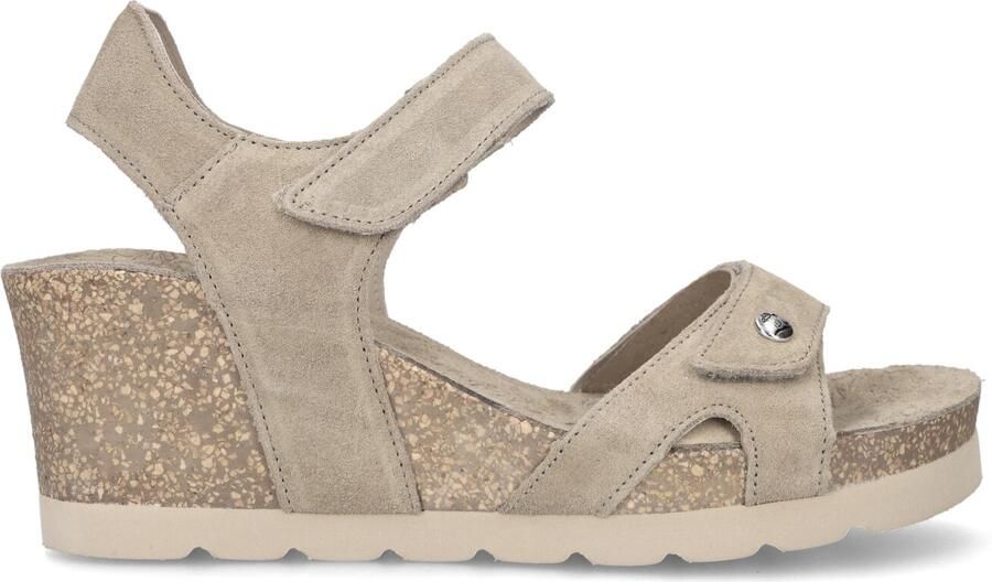 Panama Jack Vila Sandalen Met Sleehak Dames Beige - Foto 3