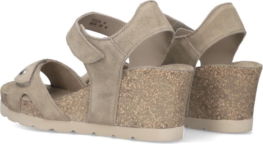 Panama Jack Vila Sandalen Met Sleehak Dames Beige - Foto 4