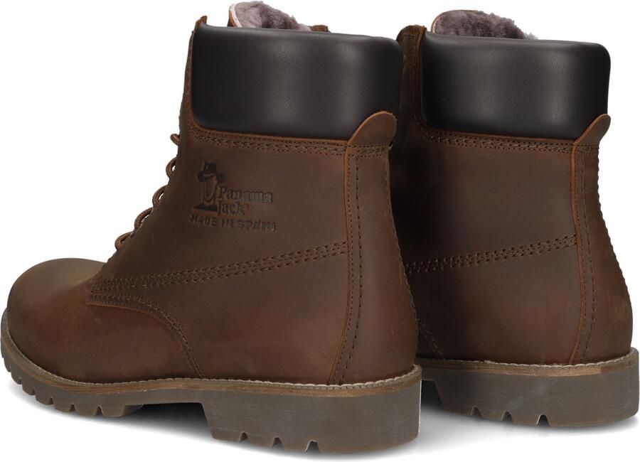 Panama Jack PANAMA 03 IGLOO NAPA Vrije tijd half-hoog veterschoen sneakers Bruin - Foto 4