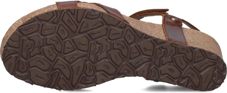 Panama Jack Julia Clay dames sandaal op sleehak Cognac - Foto 6