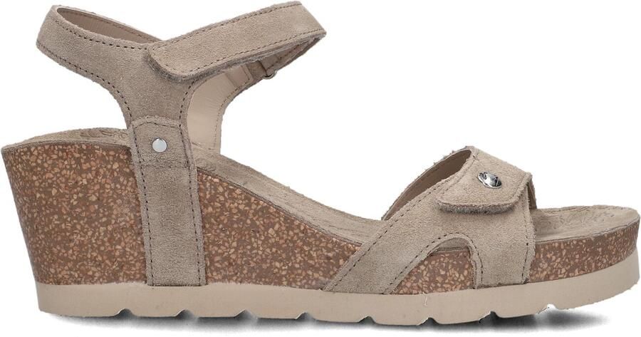 Panama Jack Julia Sandalen Met Sleehak Dames Taupe - Foto 3