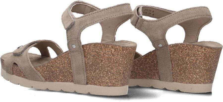 Panama Jack Julia Sandalen Met Sleehak Dames Taupe - Foto 4