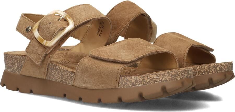 Panama Jack Sara B1 Cuero Bark Sandalen Beige Suede Dames Beige