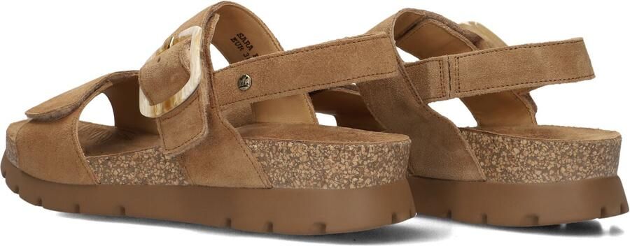 Panama Jack Sara B1 Cuero Bark Sandalen Beige Suede Dames Beige - Foto 4