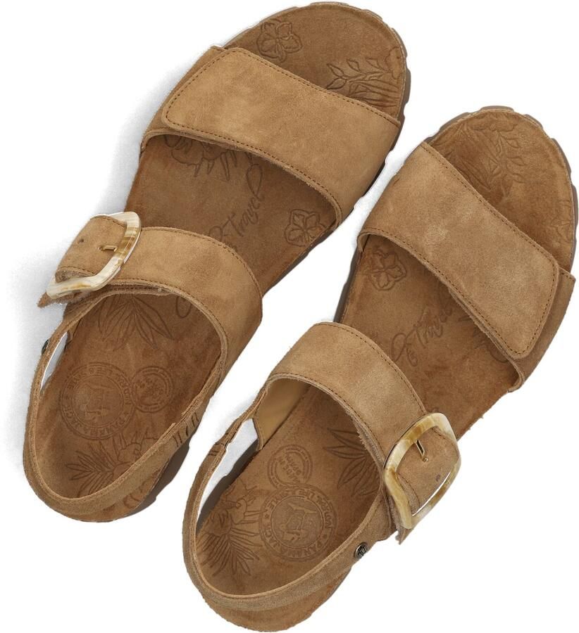 Panama Jack Sara B1 Cuero Bark Sandalen Beige Suede Dames Beige - Foto 2