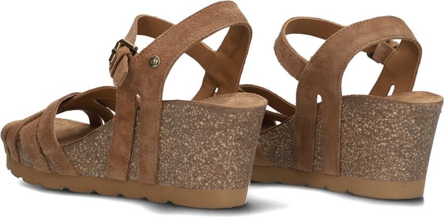 Panama Jack Vera Sandalen Met Sleehak Dames Bruin - Foto 4