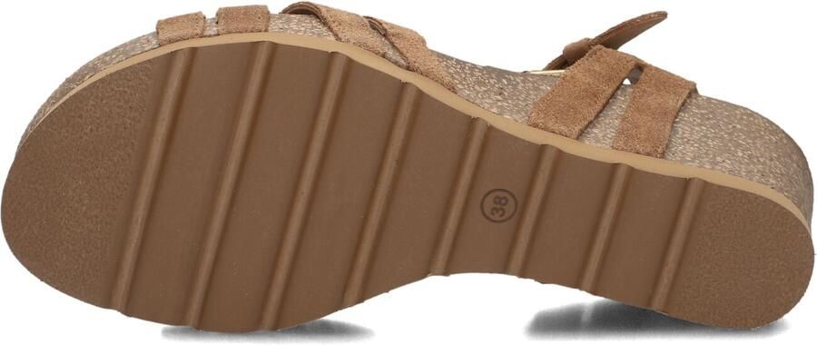 Panama Jack Vera Sandalen Met Sleehak Dames Bruin - Foto 5