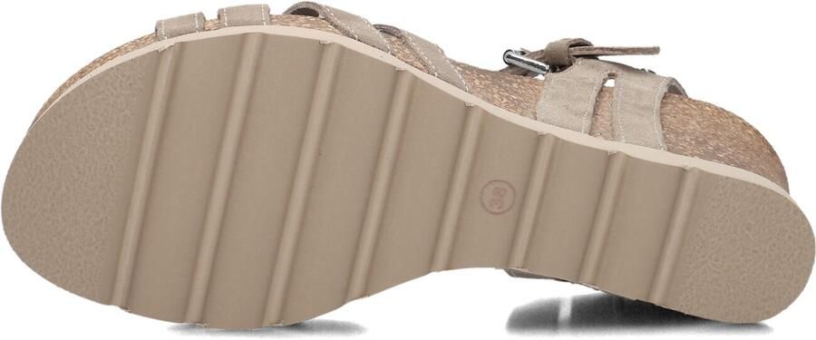 Panama Jack Vera Sandalen Met Sleehak Dames Taupe - Foto 5