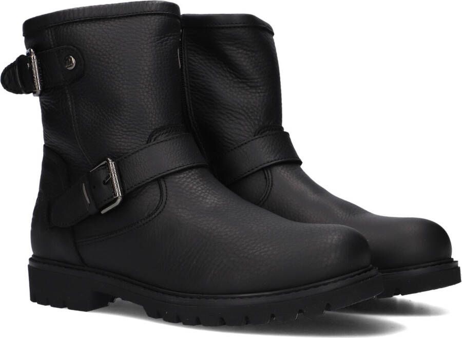 Panama Jack Winterlaarzen ankle boot warm lining with logo embossing on the heel