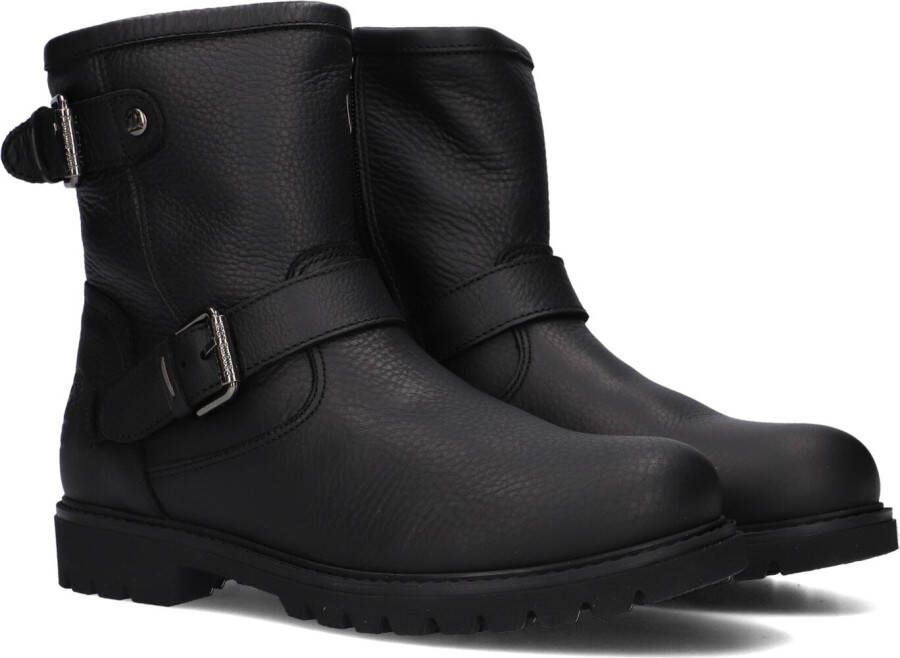 PANAMA JACK Zwarte Biker Boots Felina Igloo