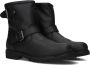 Panama Jack Felina Enkellaarsjes Dames Chelsea boots Leer Zwart - Thumbnail 1