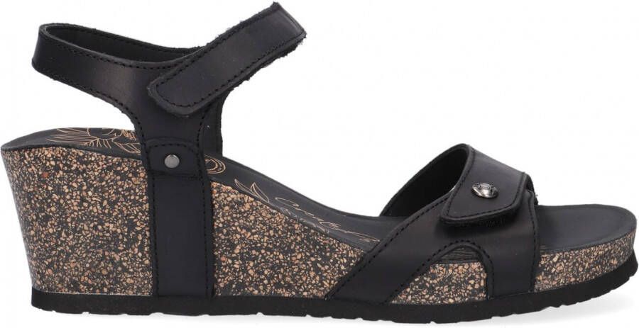 Panama Jack Sleehaksandaaltjes Julia zomerschoen sandaal klittenbandschoen met zachte leren binnenzool