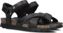 Panama Jack Zwarte Plateau Sandalen Serena Black Dames - Thumbnail 1
