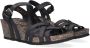 Panama Jack Vera Basics B1 sandalen met sleehak zwart - Thumbnail 5