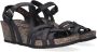 Panama Jack Zwarte Sleehak Sandaal Vera Basics Black Dames - Thumbnail 1