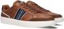 Pantofola d'Oro Laceno Uomo Low Lage sneakers Leren Sneaker Heren Cognac - Thumbnail 1
